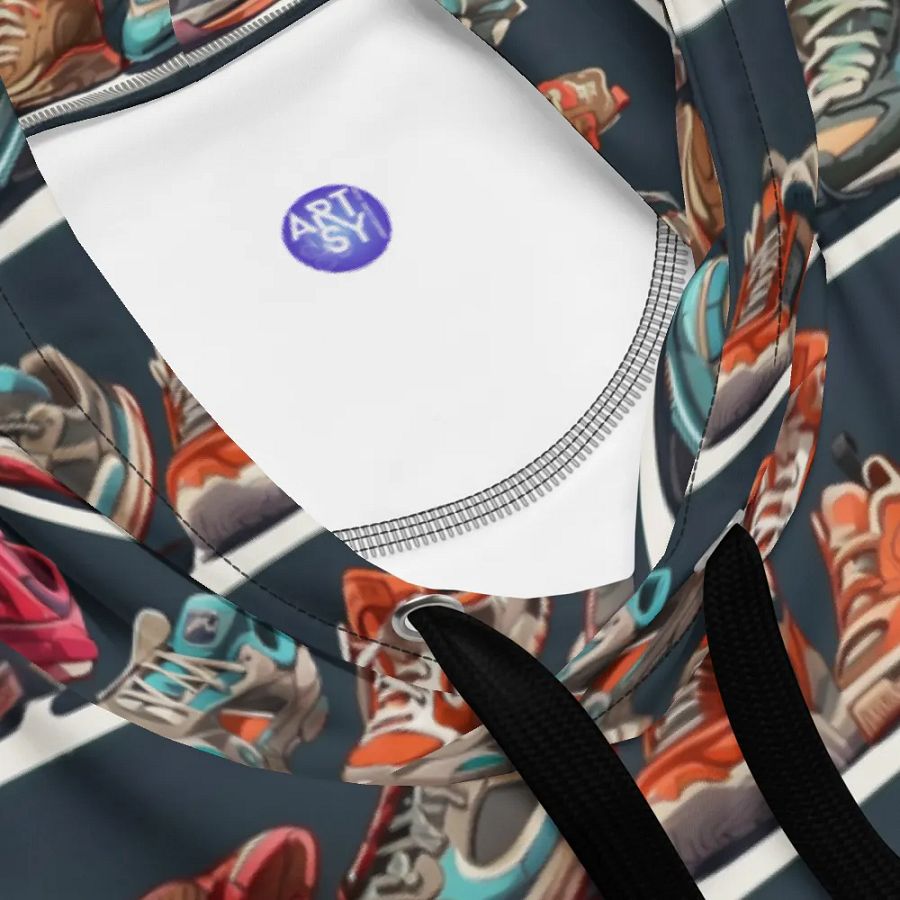 Sneakers Pattern All Over Print Hoodie product image (9)