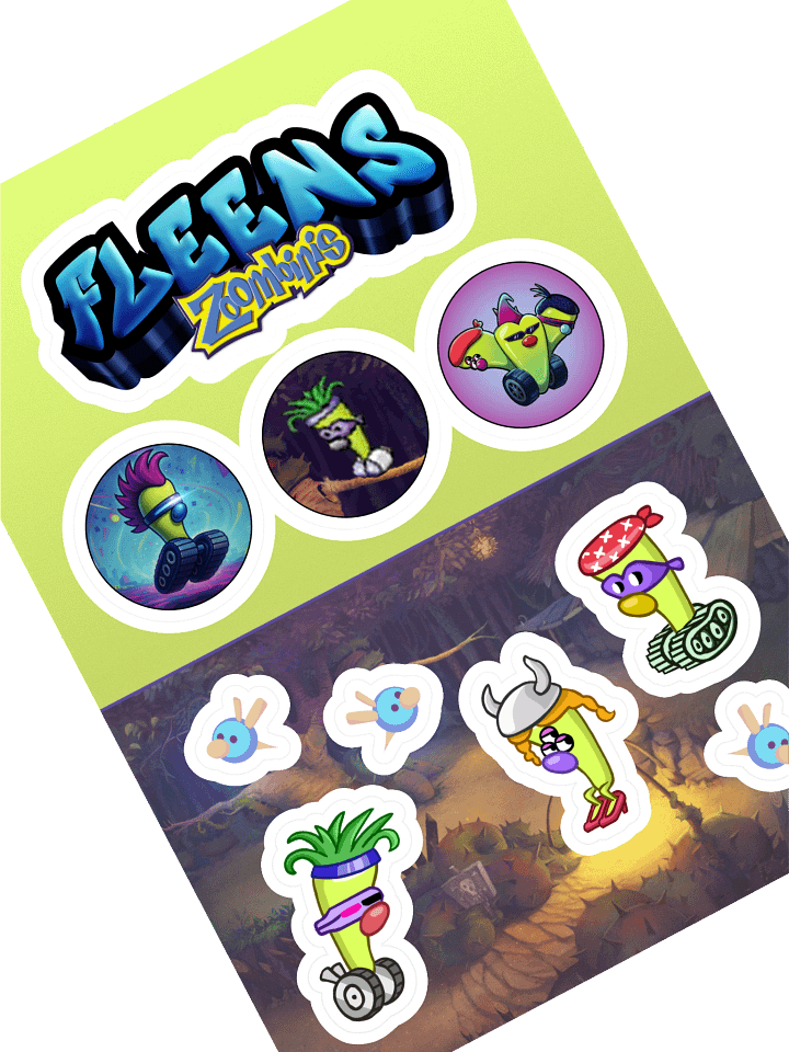 Fleens Sticker Set product image (1)