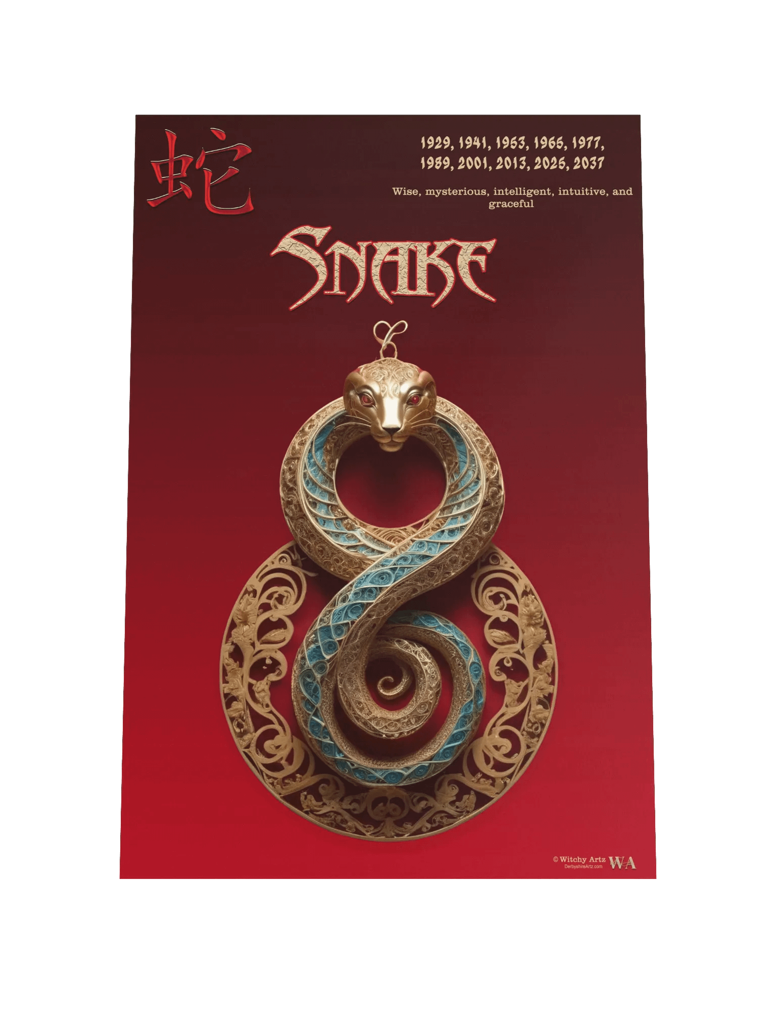 Chinese Zodiac Poster - SNAKE product image (3)