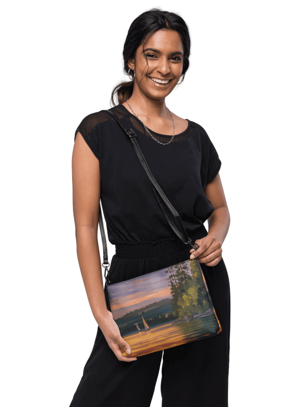 Sunset Lake Sailing, Crossbody Bag product image (1)