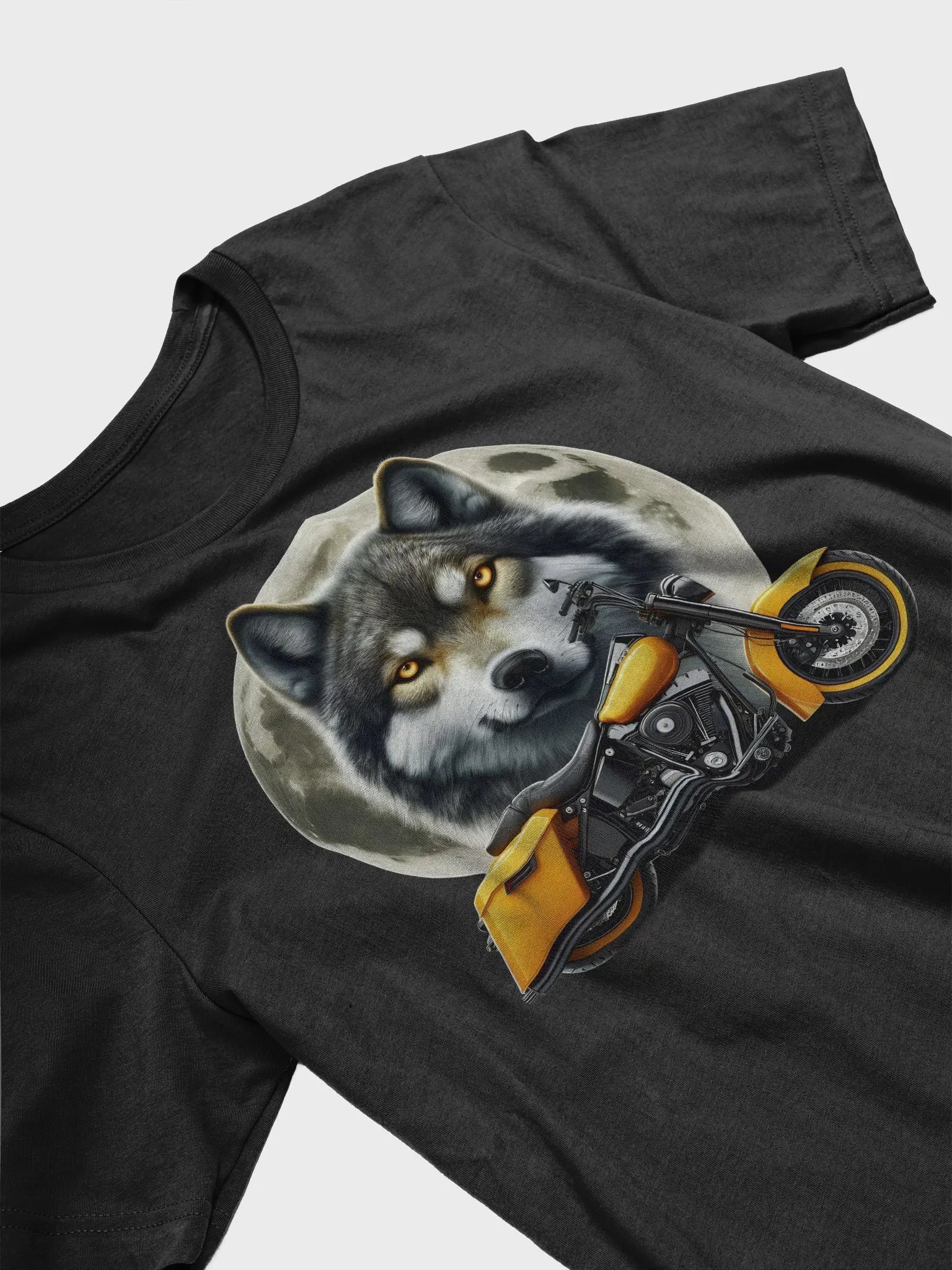 Motorcycle and Wolf - Unisex T-Shirt #11 product image (3)