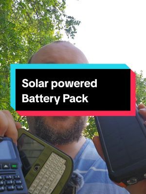 this solar powered battery pack is a great option for many people needing to make sure you can have some power inexpensively in the worst of power outages #techtok #cellphone #radio #hamradio #meshtastic #batterypack #emergency #disaster #computer #android #ios 