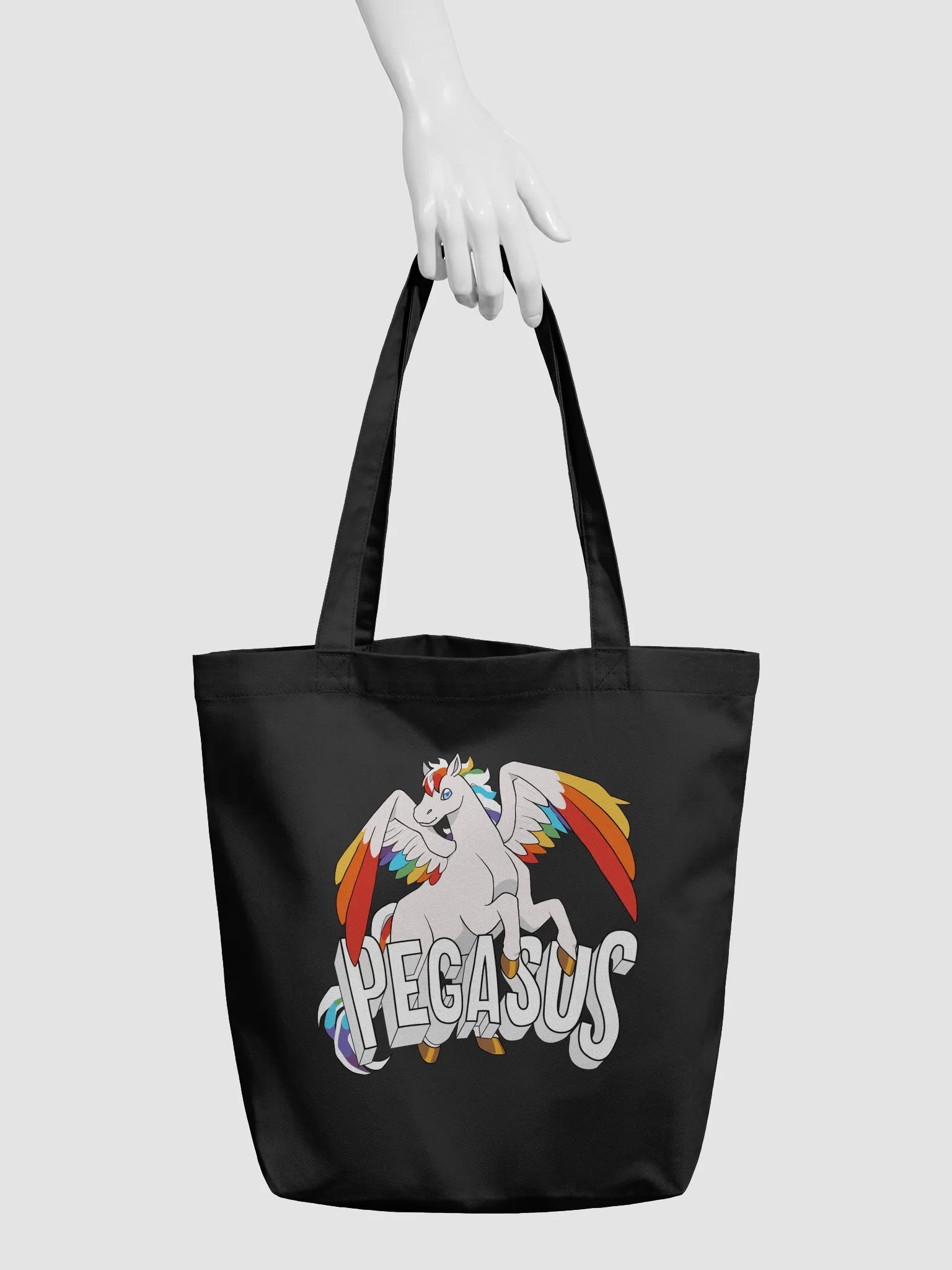 Rainbow Pegasus Eco Tote product image (3)