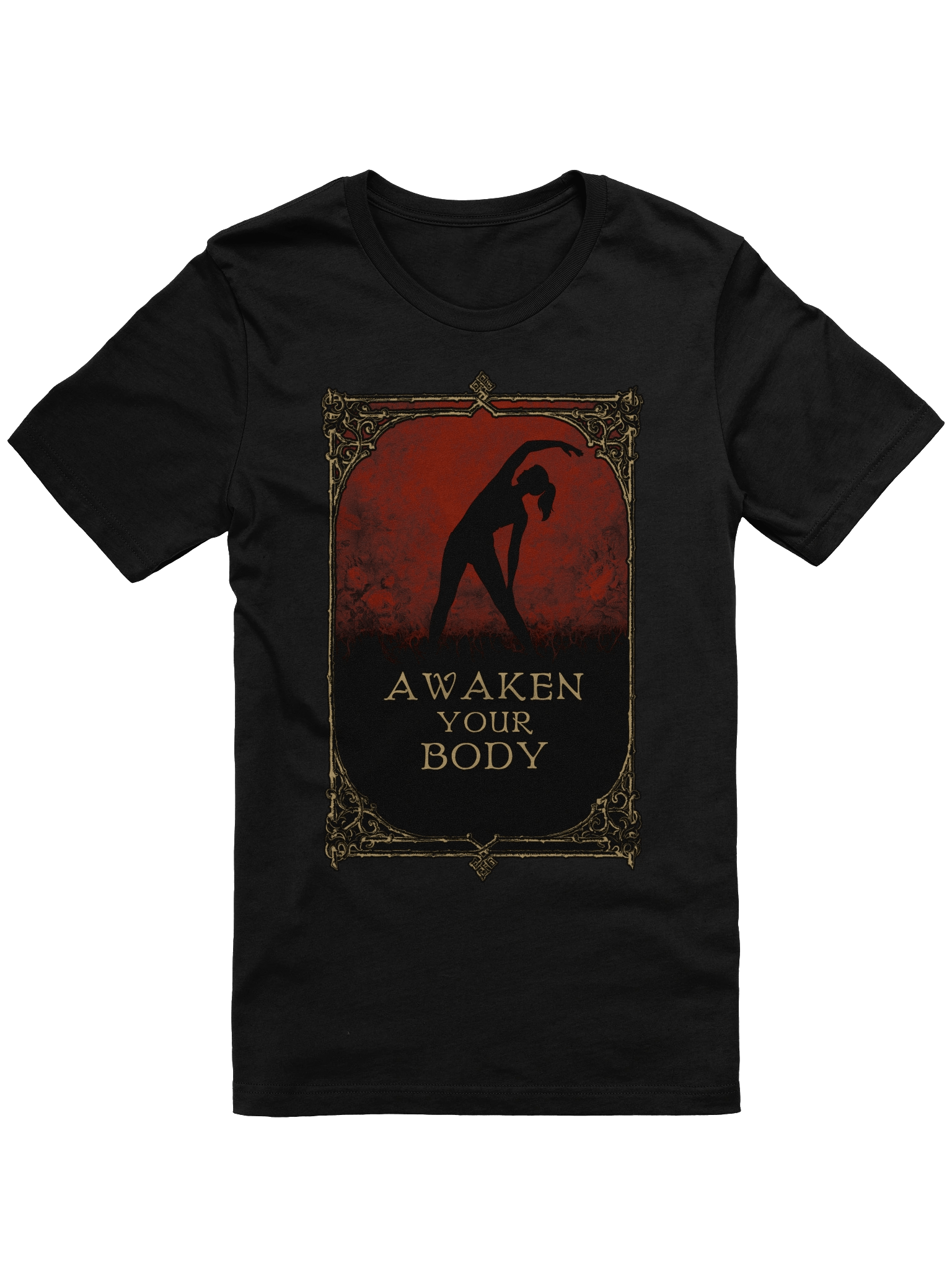 Awaken Your Body Slim Fit T-shirt (Sustaining the Mortal Vessel Quest Collection) product image (1)