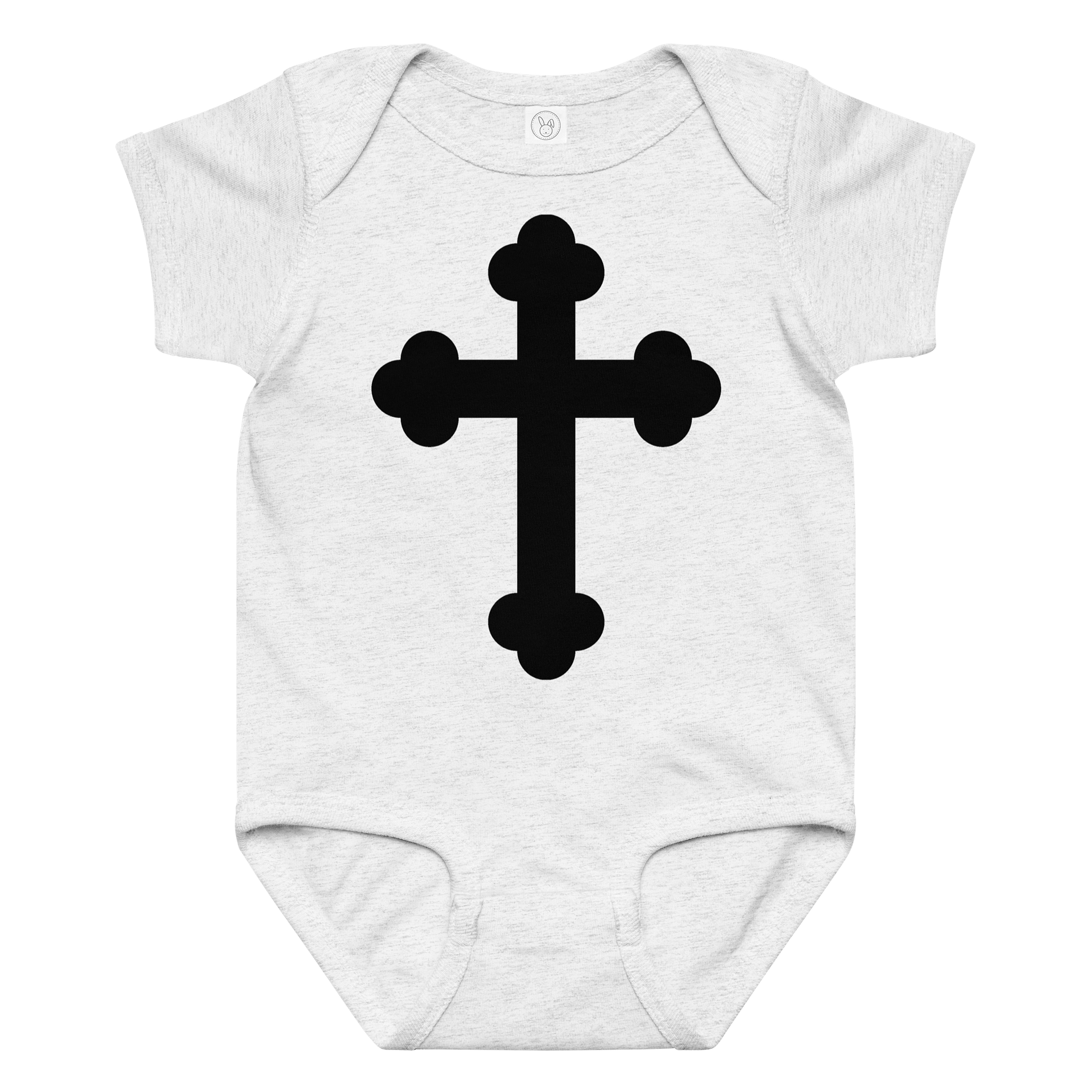 Black Cross Baby Jersey Bodysuit product image (5)