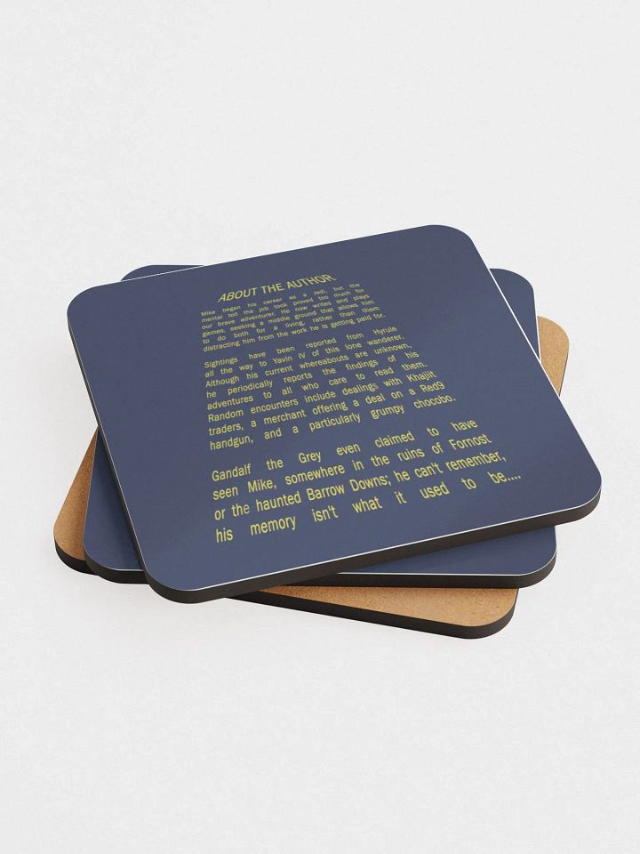 About the Author, the coaster product image (2)