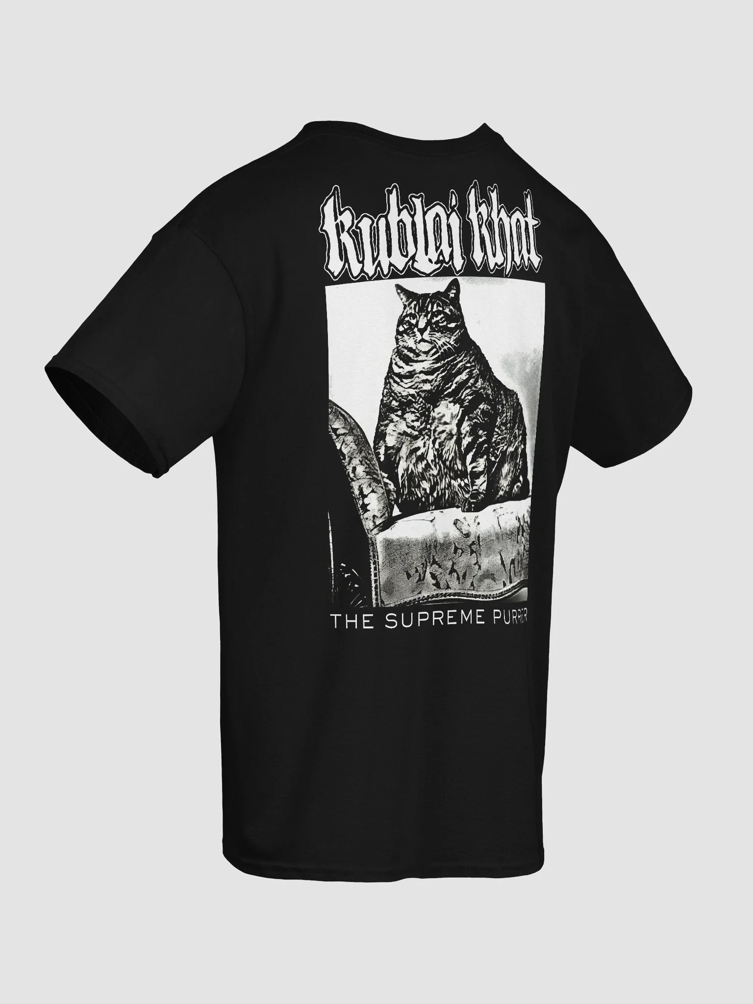 KUBLAI KHAT THE SUPREME PURRER BACK PRINT product image (112)