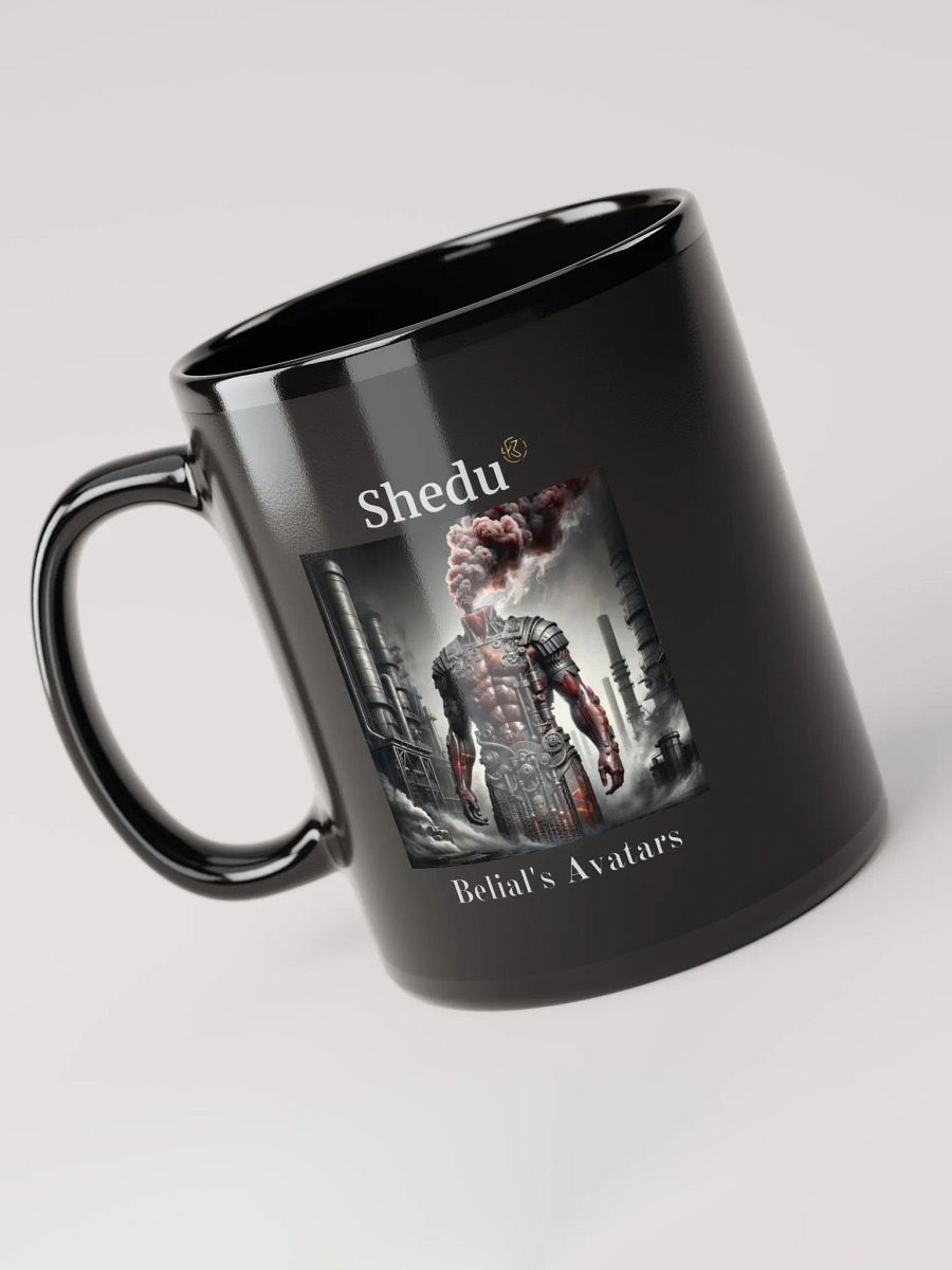 Supernal Shedu | Black Glossy Mug product image (5)
