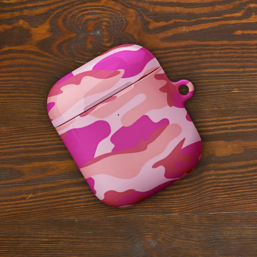 Pink Camo AirPod Case product image (6)
