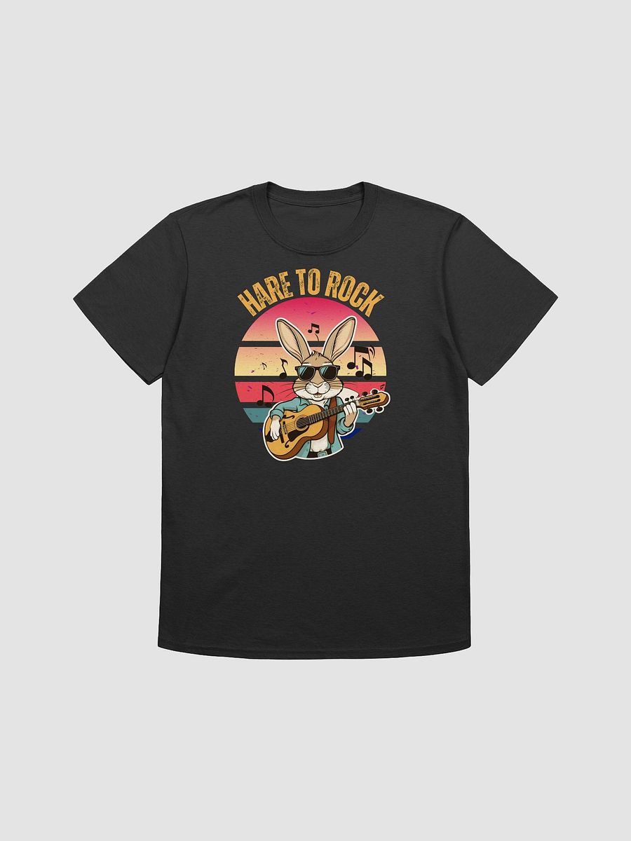 Hare to Rock Black Unisex Shirt product image (5)