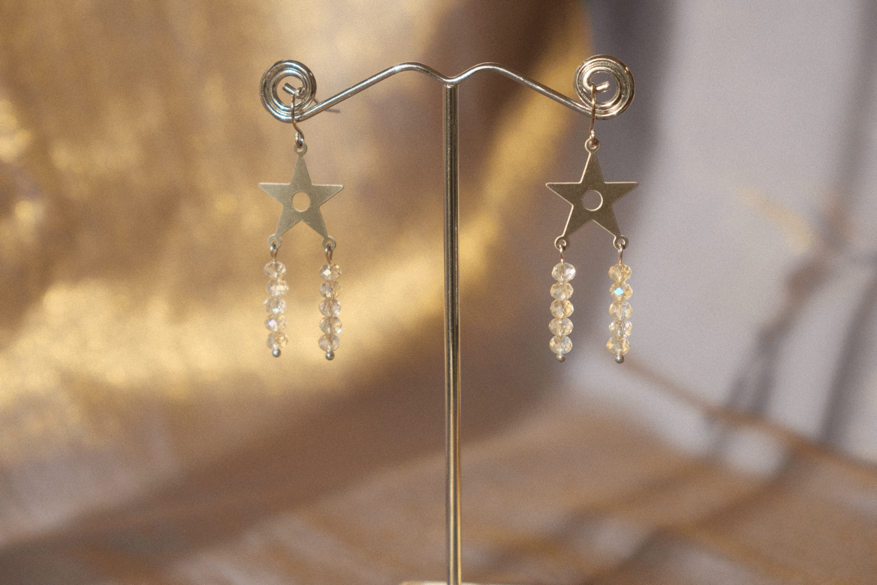 Crystal Star Earrings product image (8)