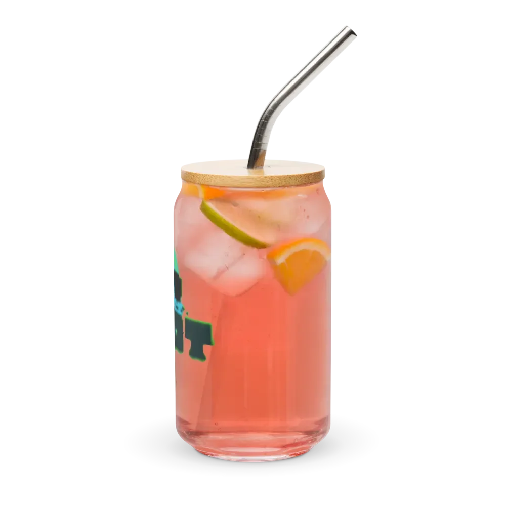 ZKOT Can Shaped Glass + Lid & Straw - Show your Support - Drinkware product image (10)