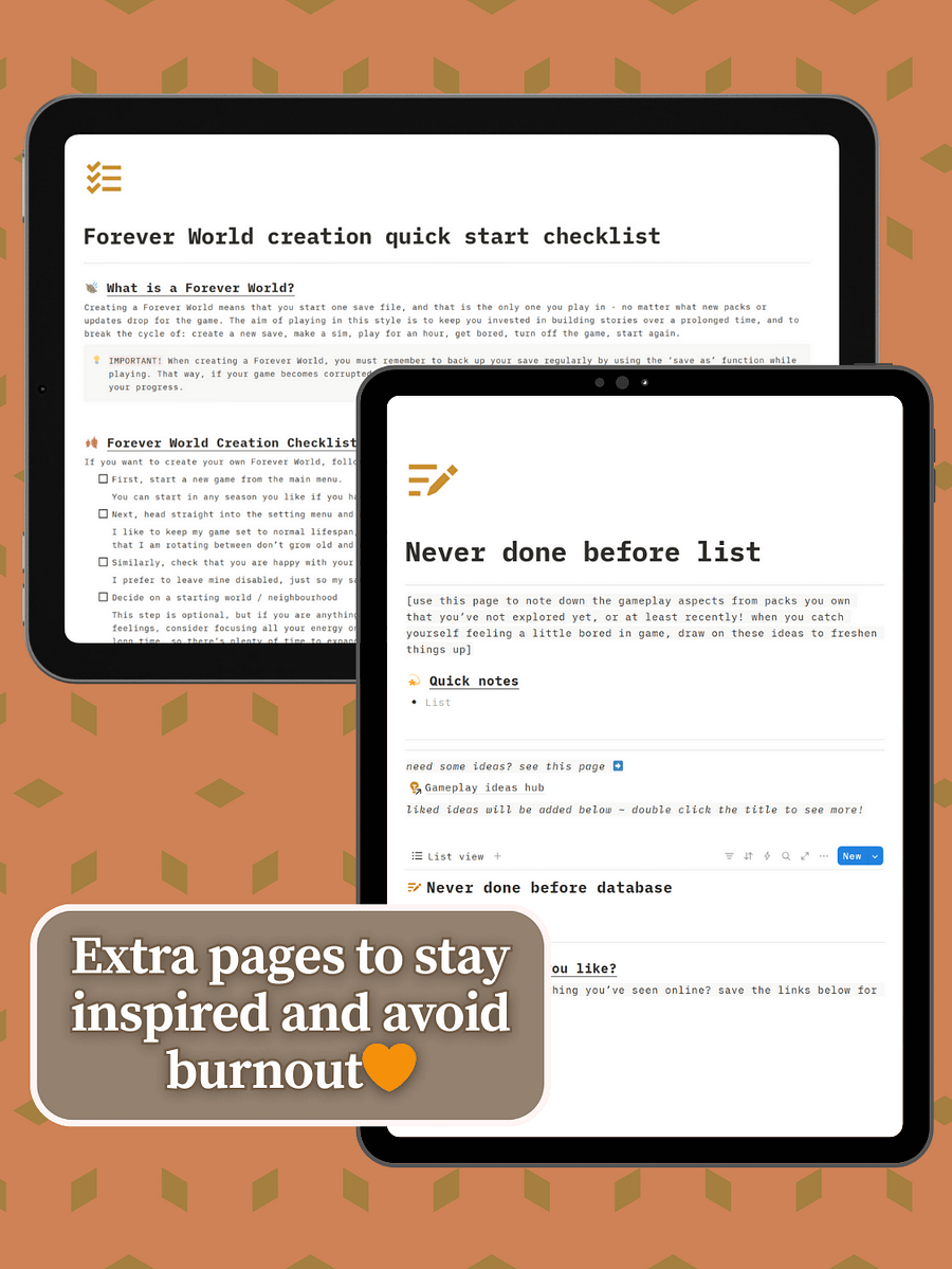 SavePal | Save File Notion Tracker For Sims 4 Players product image (3)