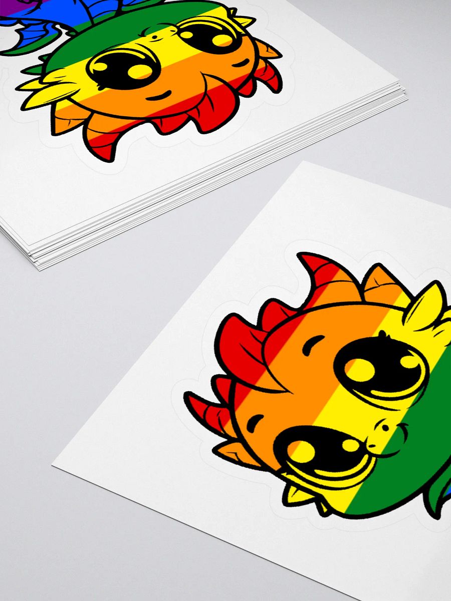Rainbow Pride Dragon Sticker product image (4)
