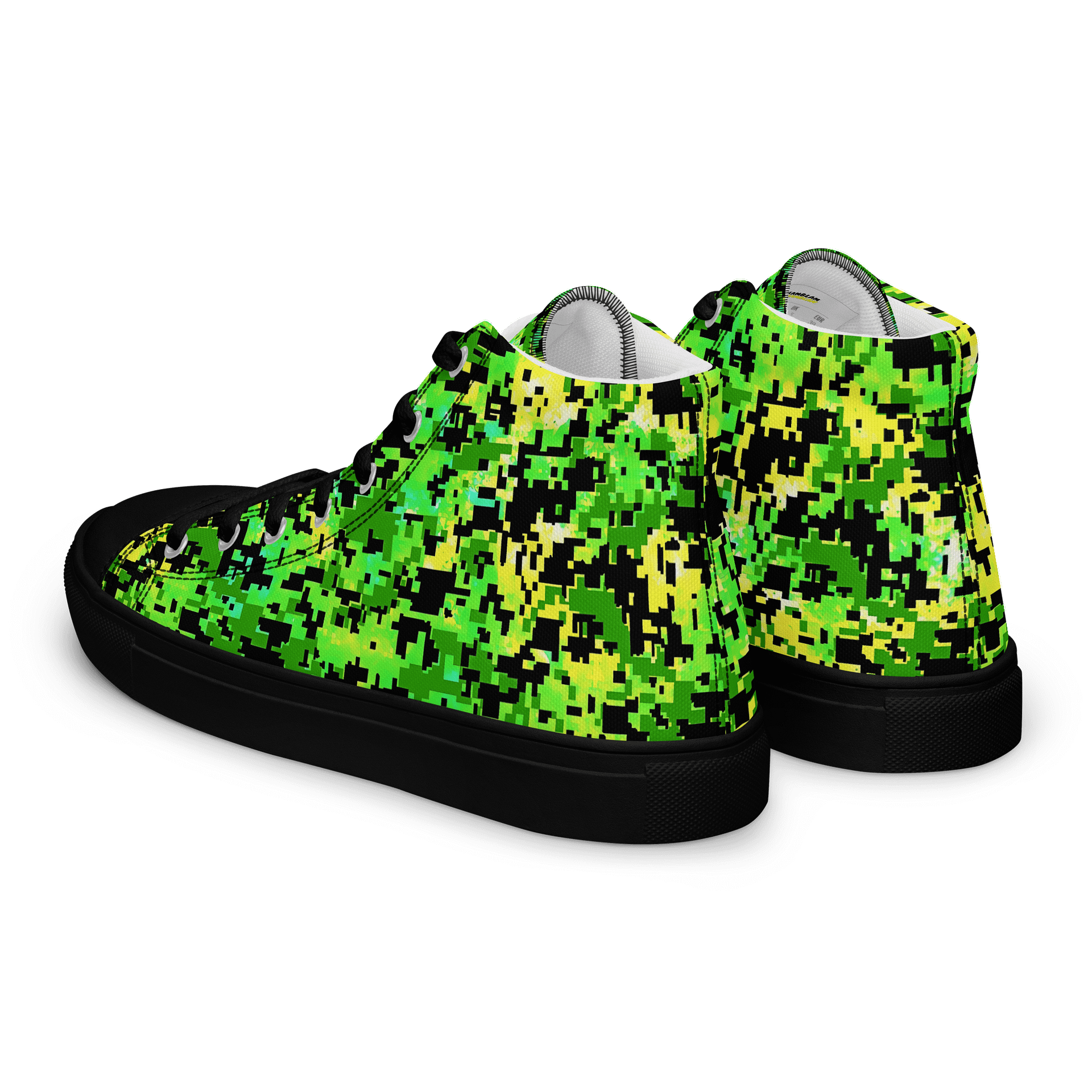 Pixelated Jungle Men's High Tops product image (5)