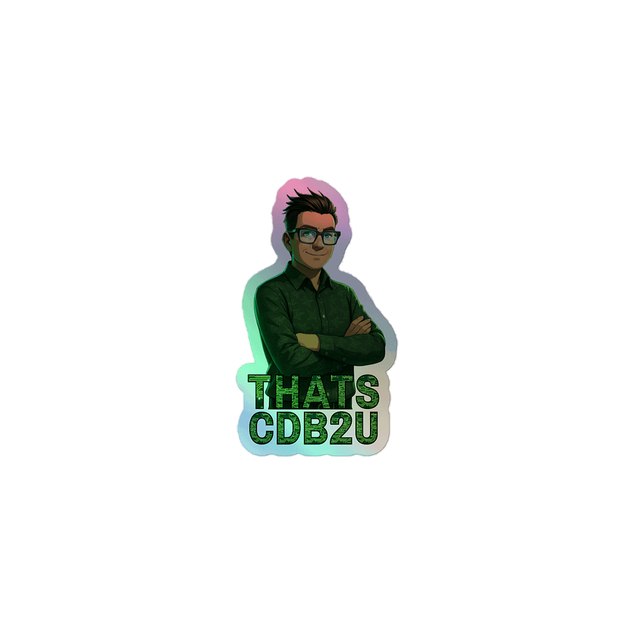 THATS_CDB2U Holographic Sticker product image (3)