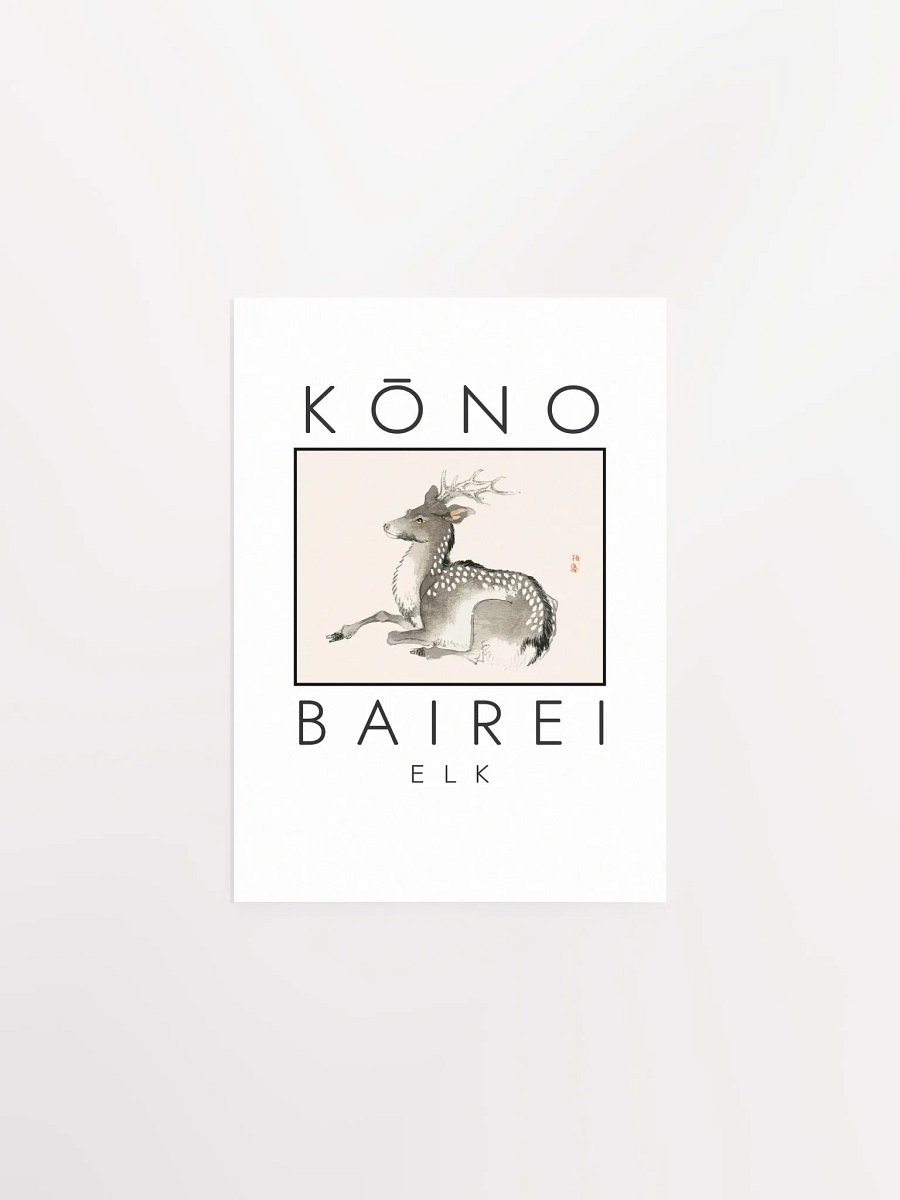 Kono Bairei Elk Poster product image (2)