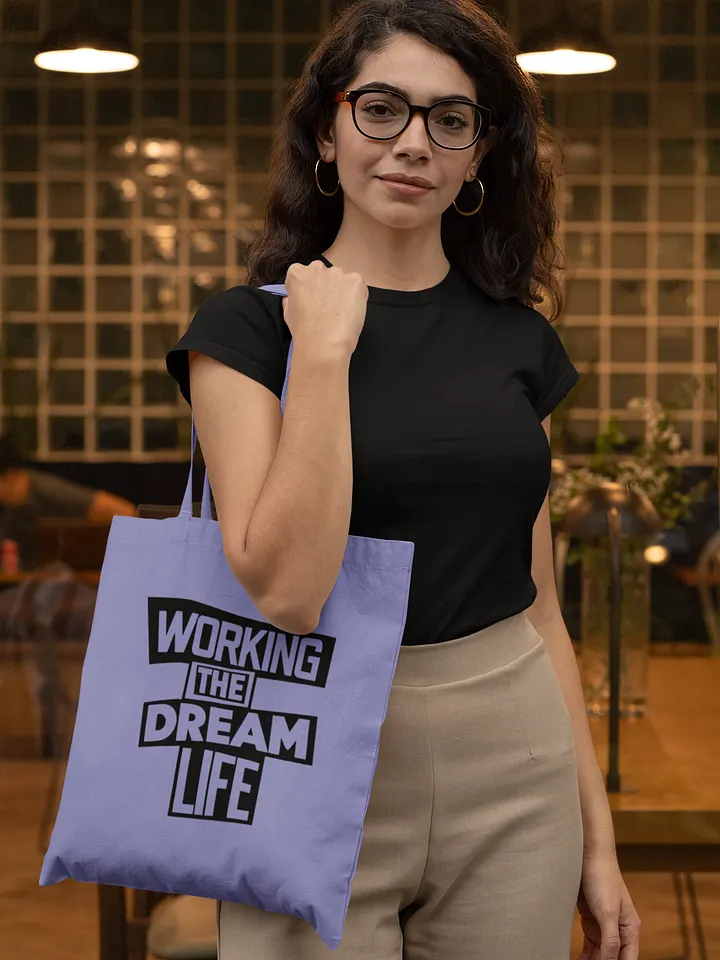 Purple Econscious Organic Cotton Tote Bag – Eco-Friendly Reusable Shopping & Everyday Carry Bag product image (2)