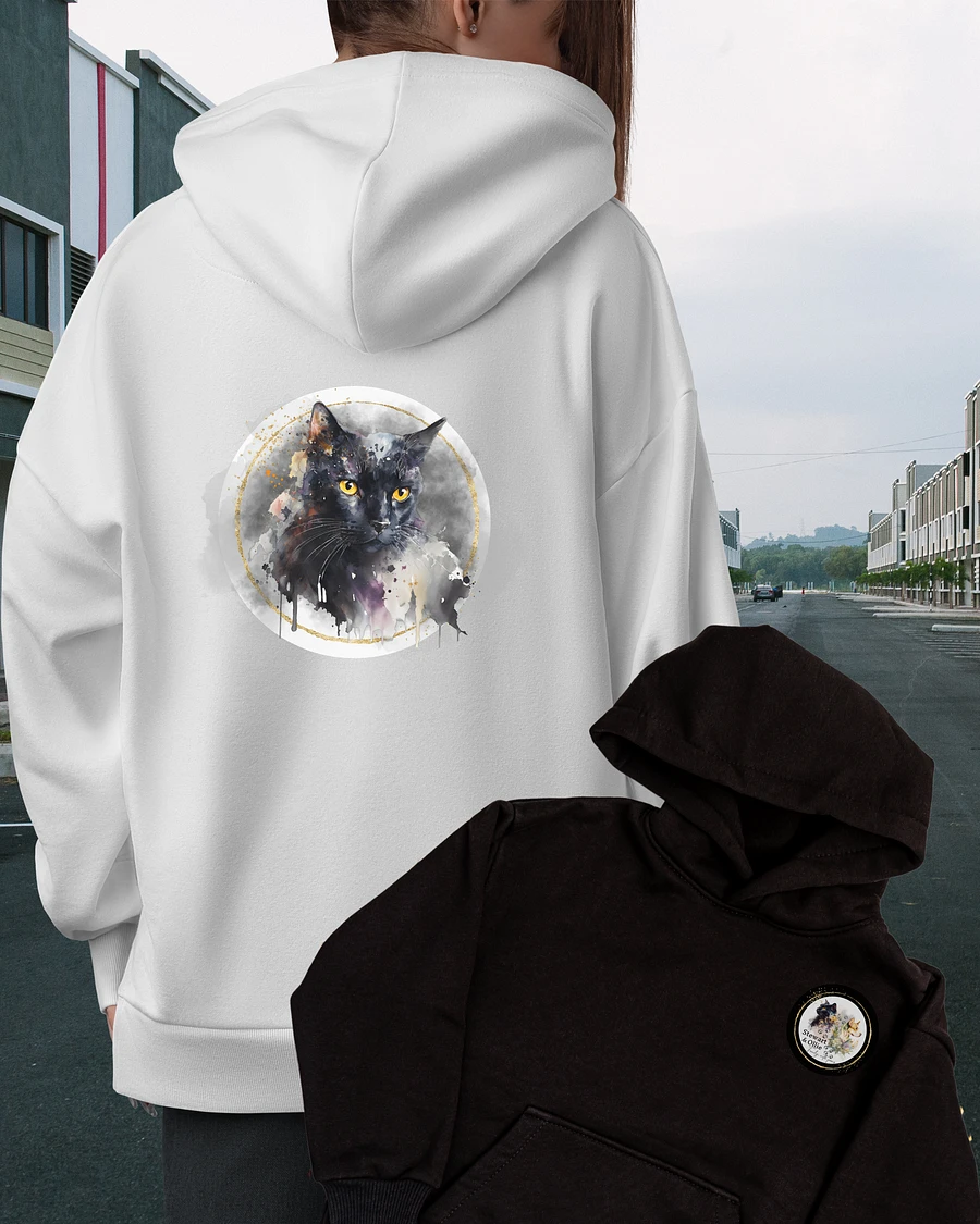 Stewart the Cat Sweatshirt, Watercolor in Circle product image (1)