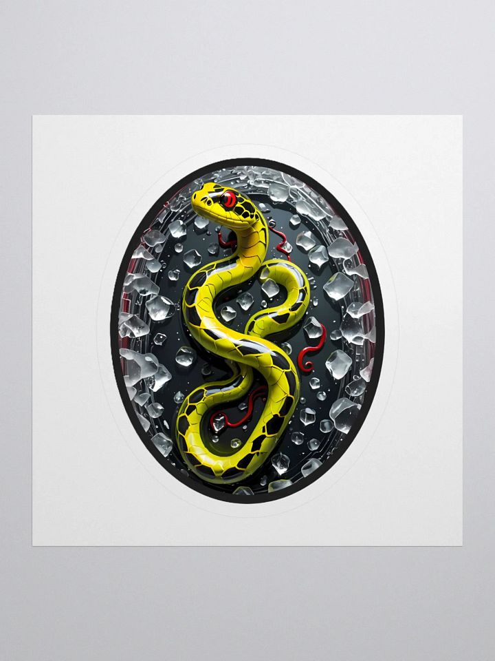 Serpentine Splendor Kiss-Cut Stickers product image (1)