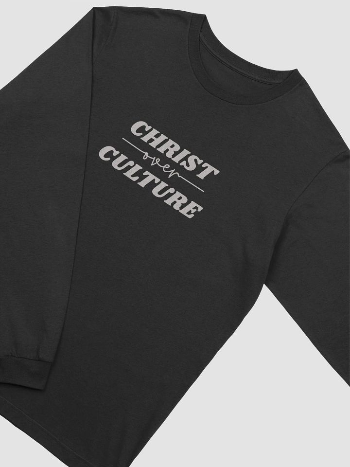 Men's Long-Sleeve T-Shirt: Christ over Culture (more colors available) product image (2)