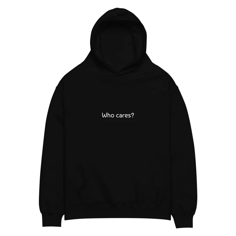 Abstract Monochrome Oversized Hoodie product image (3)