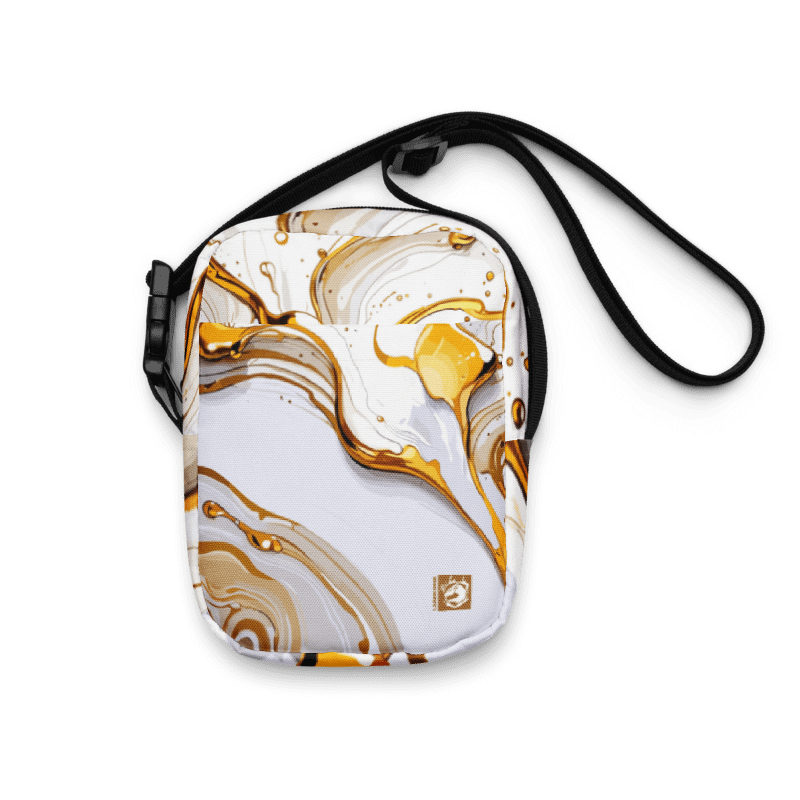 Golden Swirls All-Over Crossbody Bag product image (5)