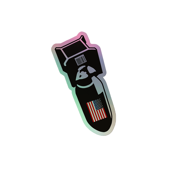 U.S. Bombs - Kiss Cut Holographic Sticker product image (2)