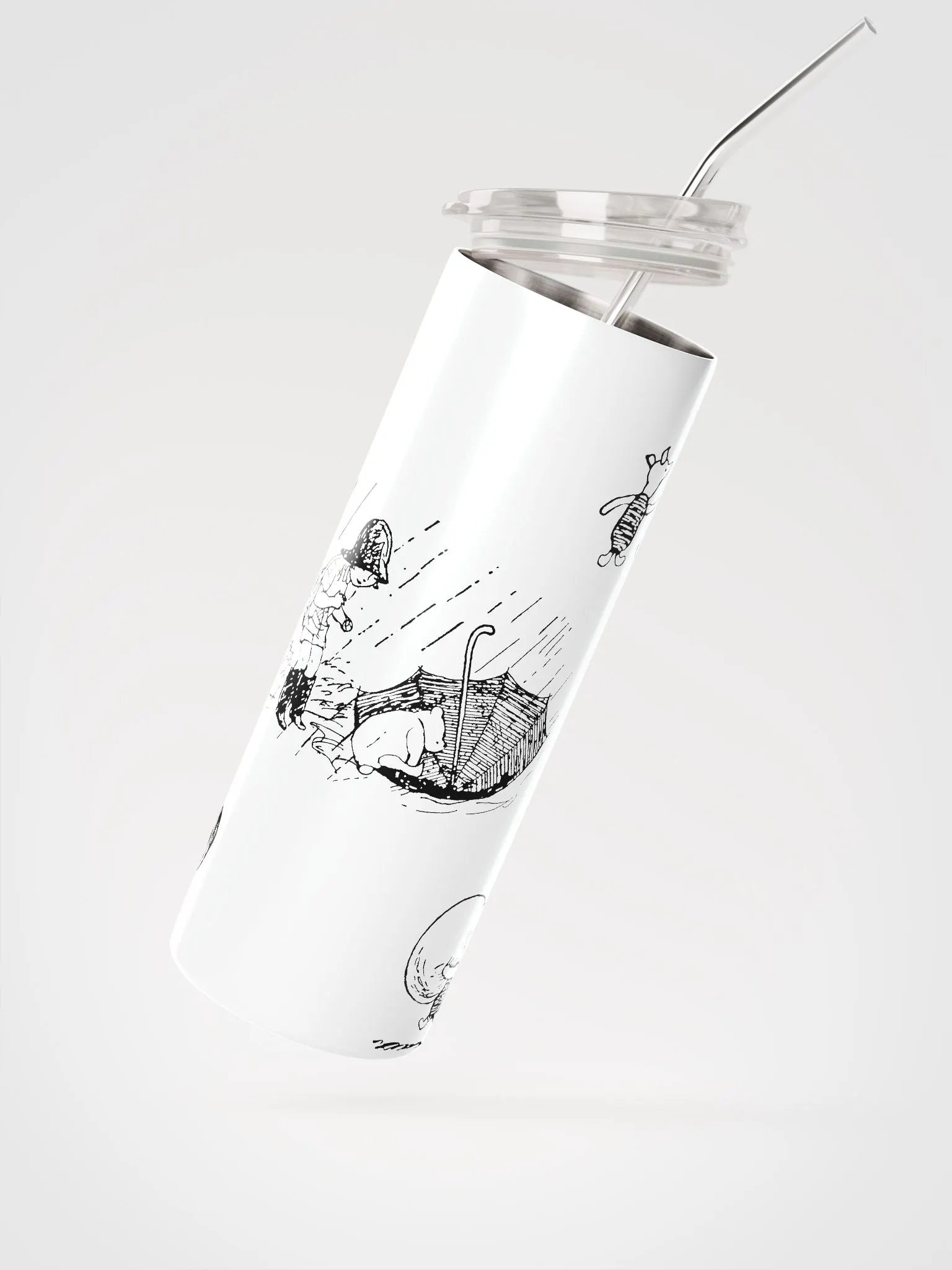 Pooh Bear and Friends Stainless Steel Tumbler product image (2)