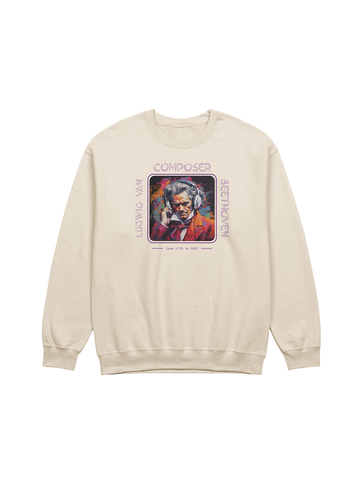 Beethoven Composer Vibes Sweatshirt product image (1)
