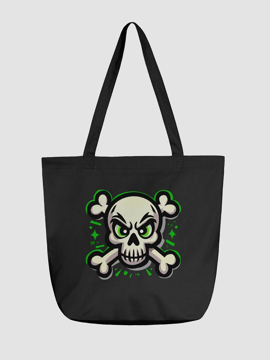 Eco-Friendly Edgy Skull Graphic Tote Bag product image (2)