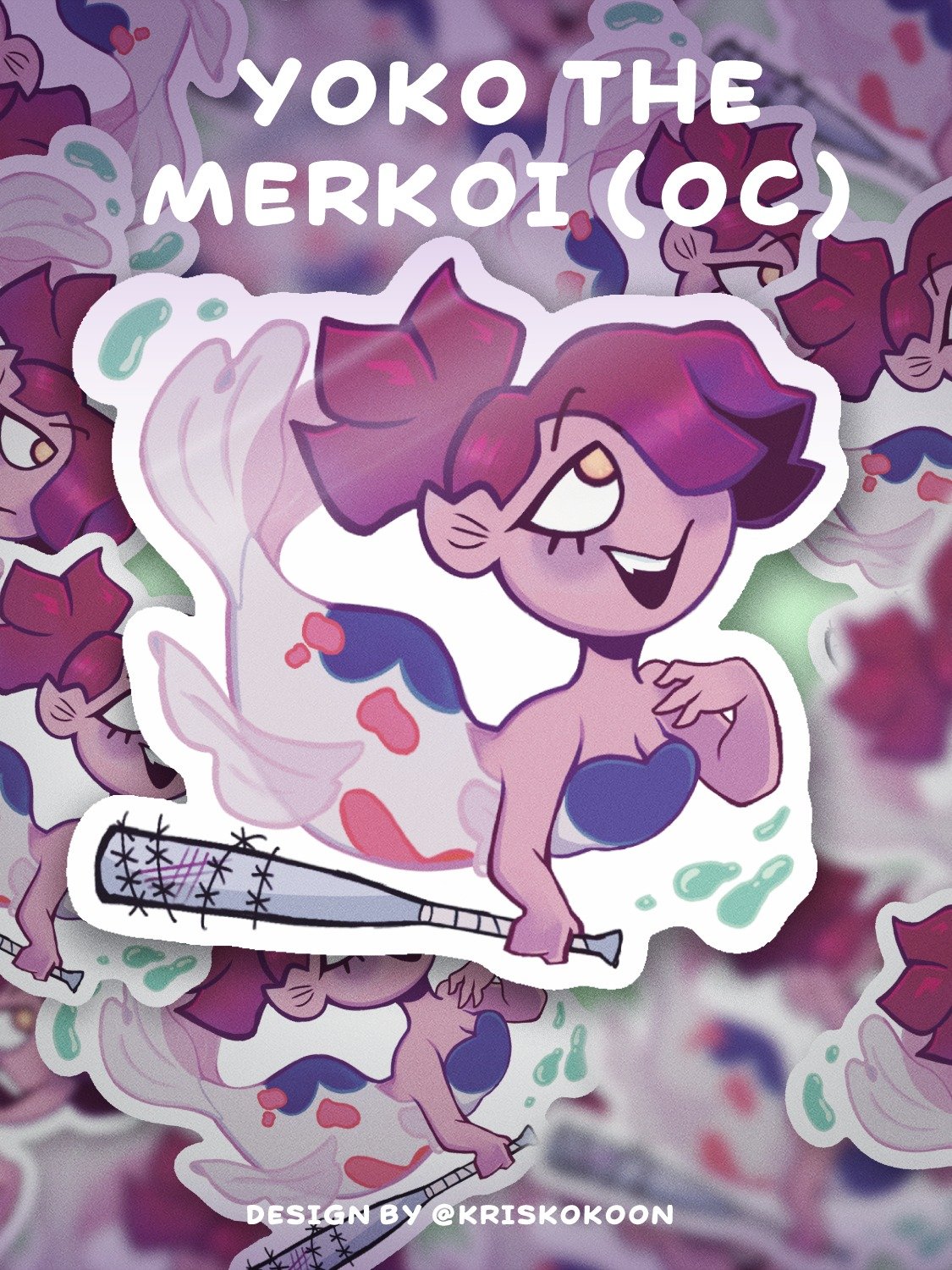 Yoko the Merkoi | Vinyl Sticker product image (2)