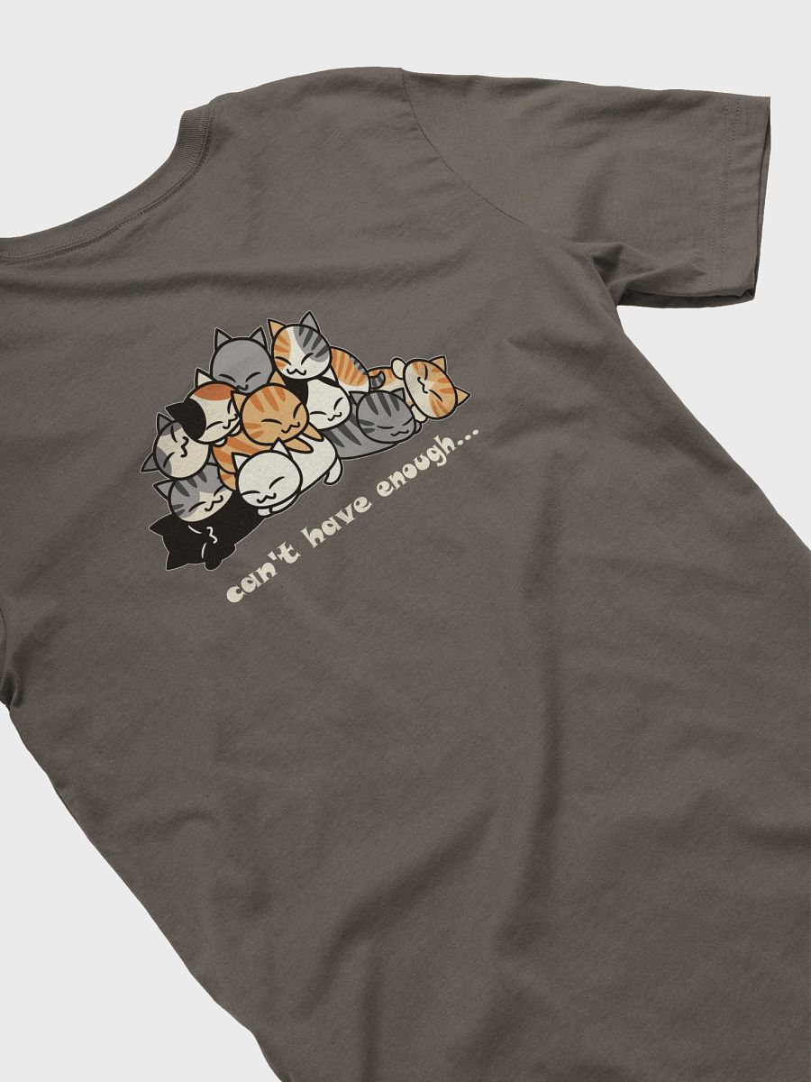 Gray and White (Off-white) Cat Unisex T-shirt product image (39)