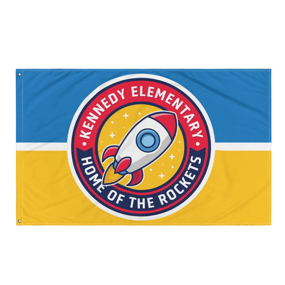 Kennedy Elementary Rocket Flag product image (3)