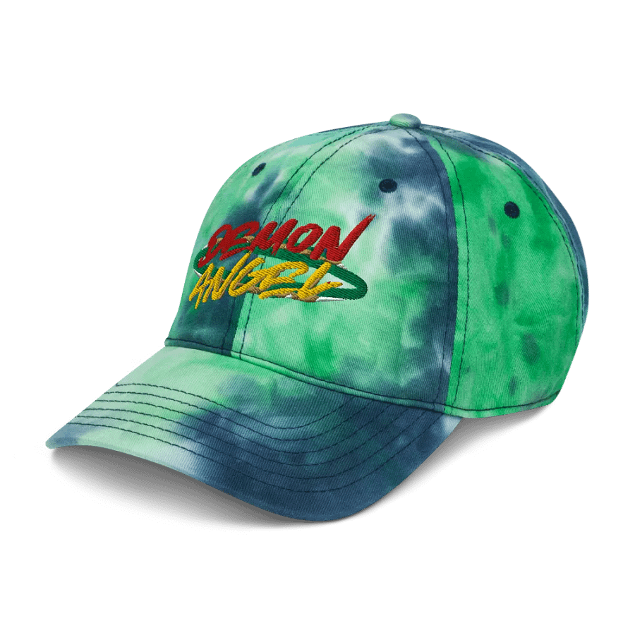 demon angel tie dye hat product image (4)