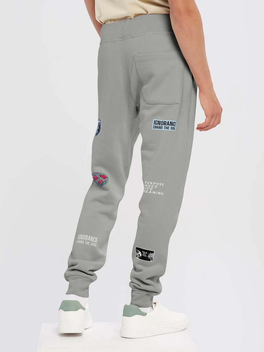 Cosmic Floral Emblem Joggers | AI design collection of hobby images product image (10)