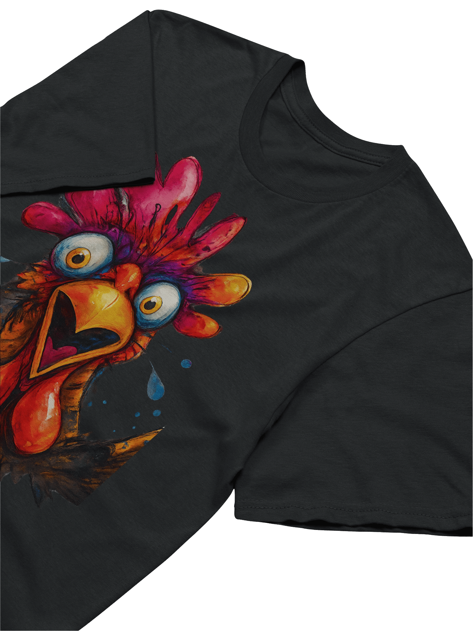 Vivid Chicken Cartoon T-Shirt product image (13)