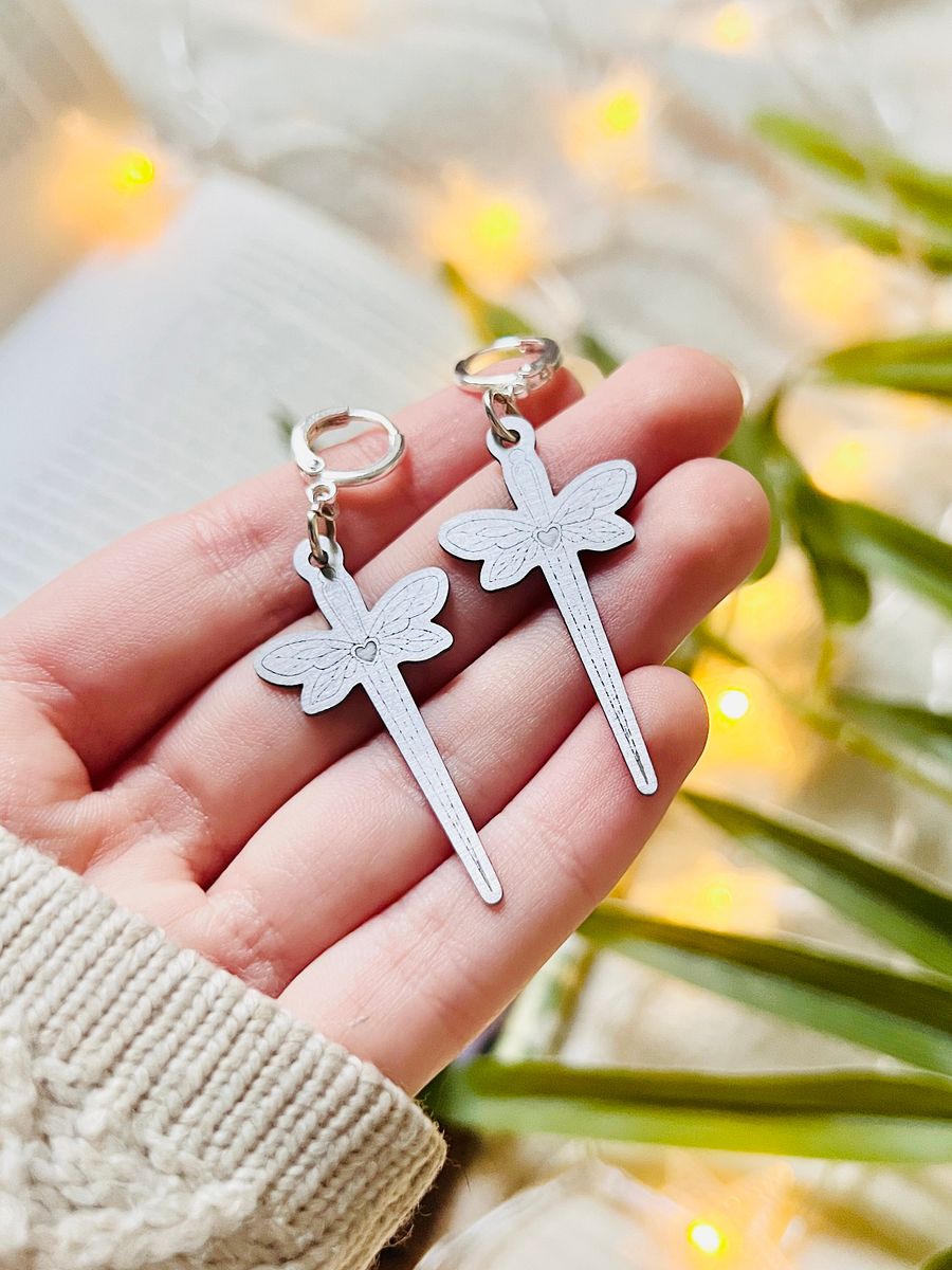 Winged Dagger Earrings product image (5)