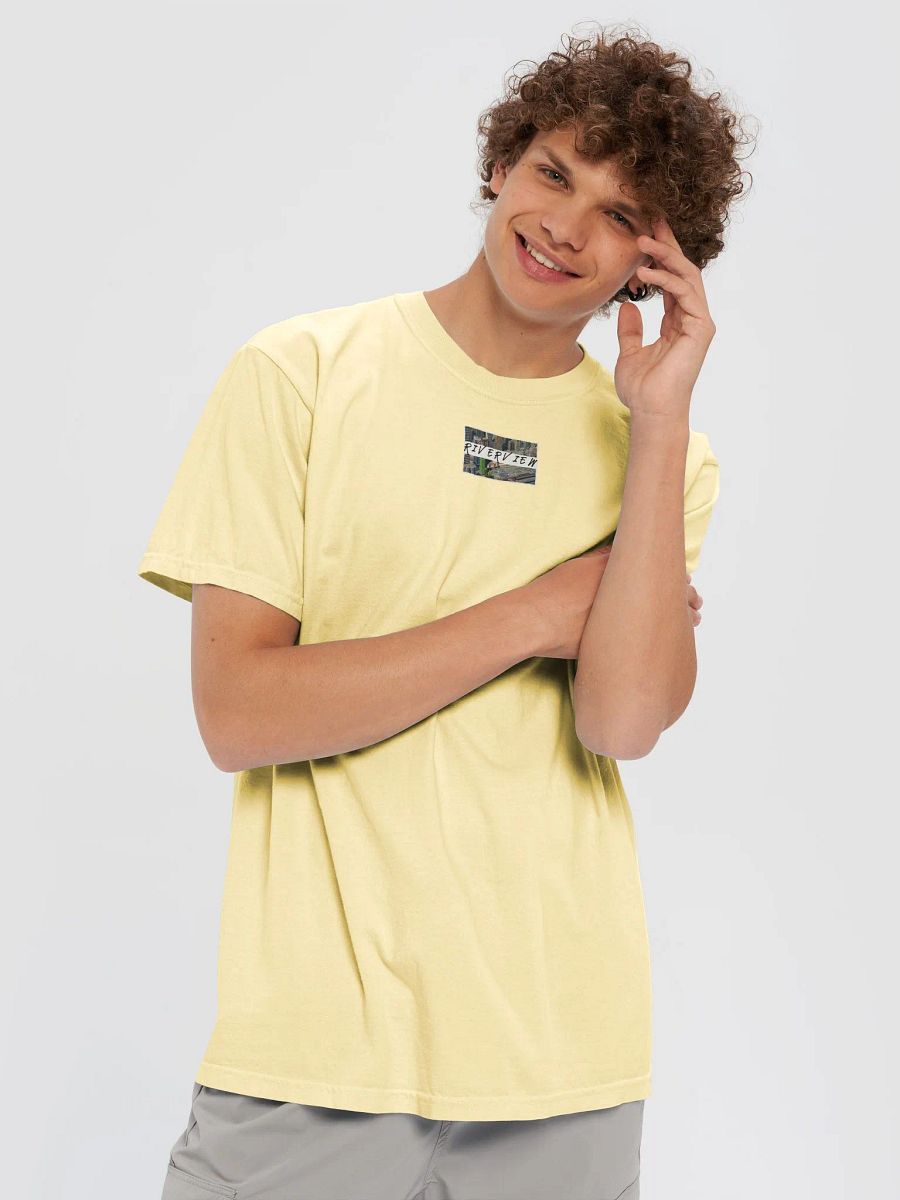Riverview Cityscape (Black sleeve text) - Supreme Comfort Tee product image (5)