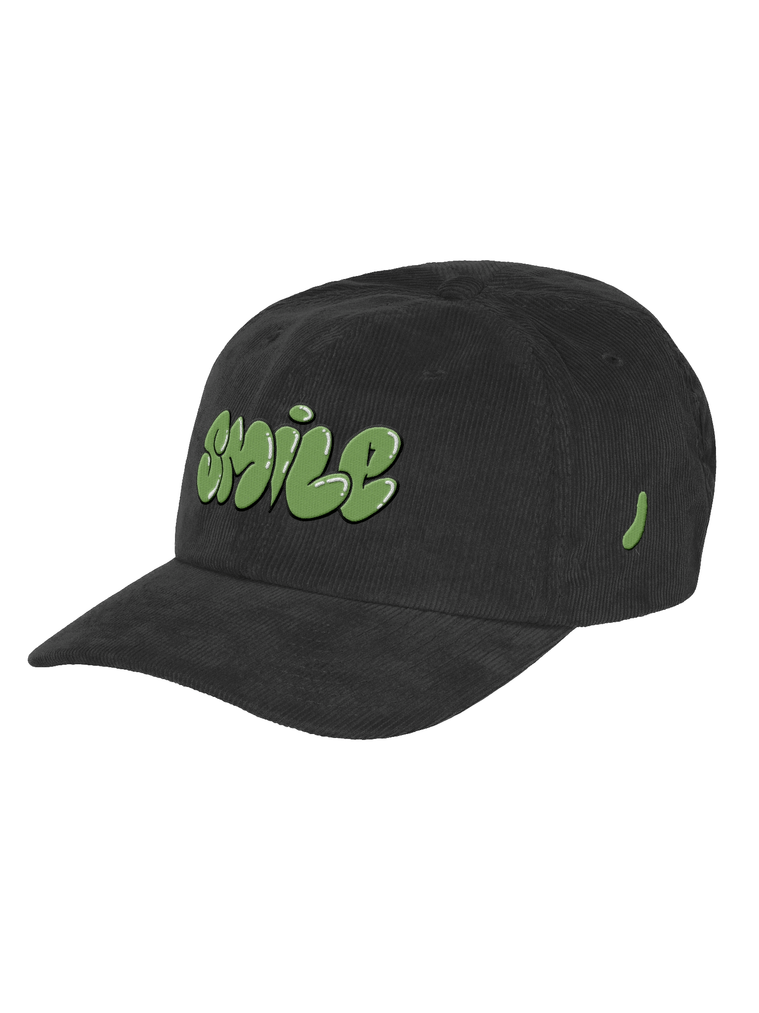 Dill's Smile Line Embroidered Corduroy Dill Pickle Cap product image (6)