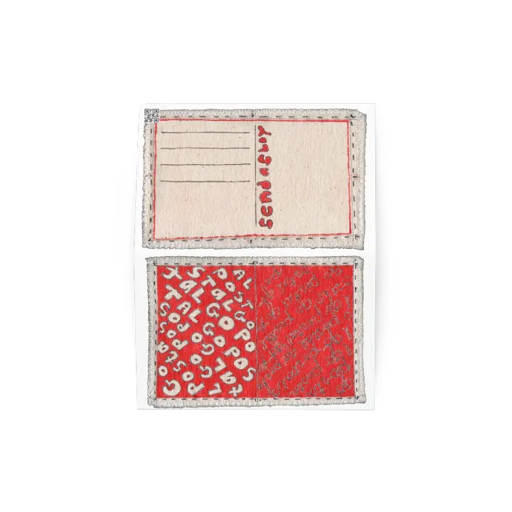 Go Postal Red 1 greeting card product image (2)