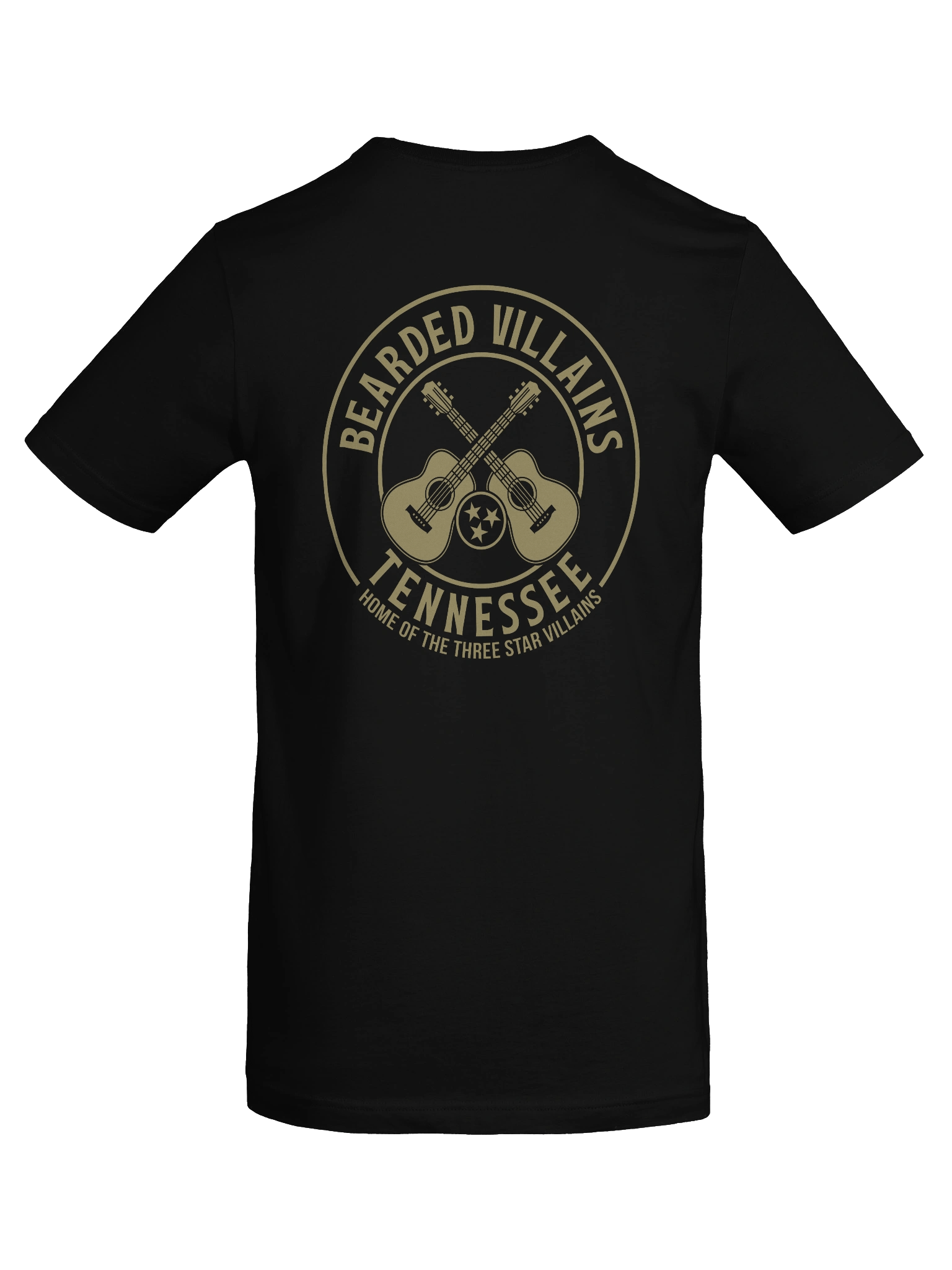 BIG-n-TALL | TSV Bearded Villains Tennessee Bella+Canvas Unisex T-Shirt | Vandy Gold Logo | Premium Comfort & Southern Brotherhood Style product image (8)