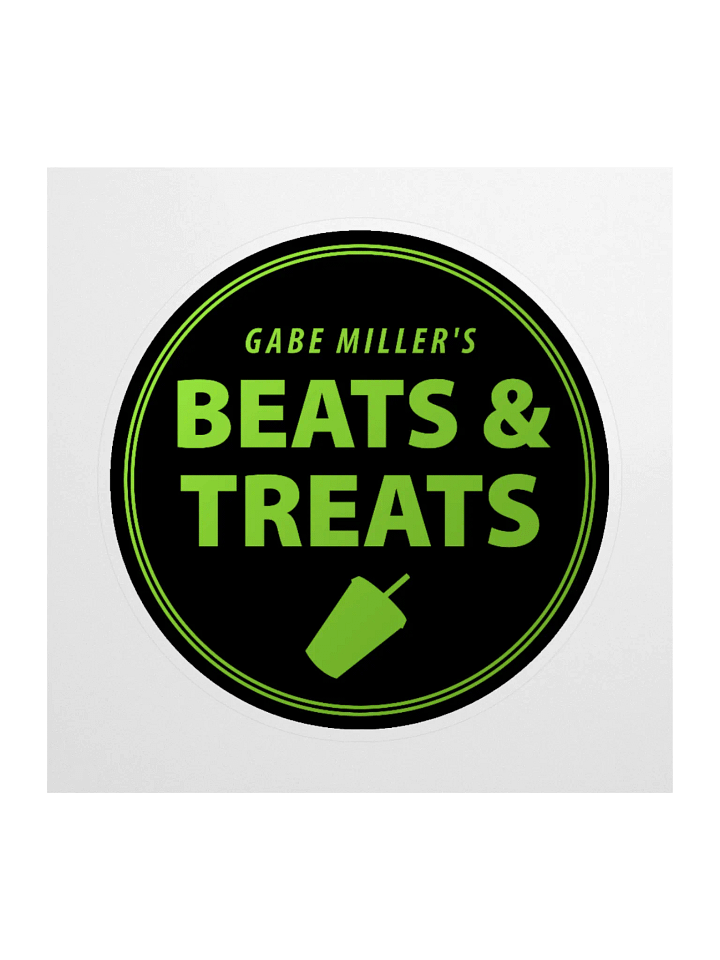 Gabe Miller's Beats & Treats sticker product image (1)
