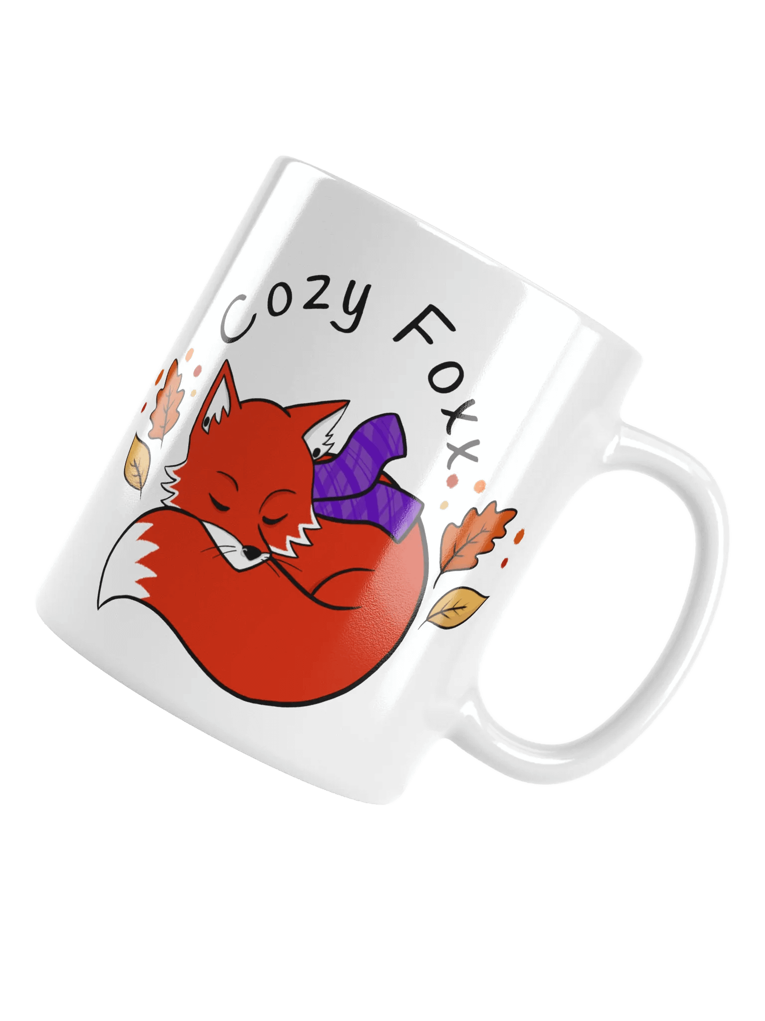 Cozy Foxx Ceramic Mug White product image (3)