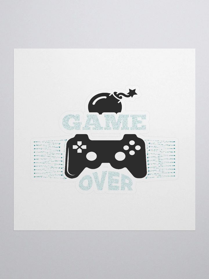 Game Over Controller and Cat Sticker Set product image (1)