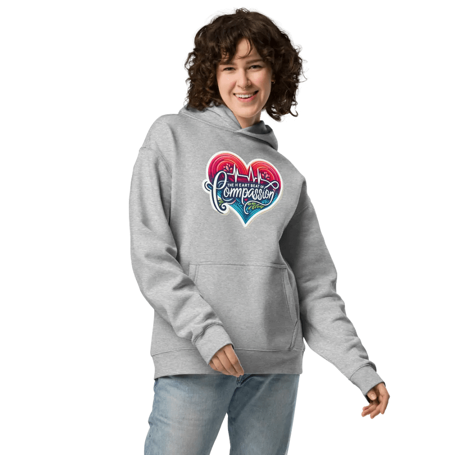 Compassion's Heartbeat Oversized Hoodie product image (33)