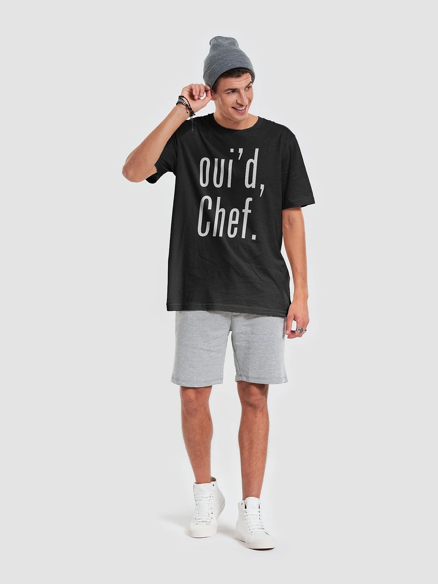 Oui'd Chef T-Shirt (white lettering) product image (12)