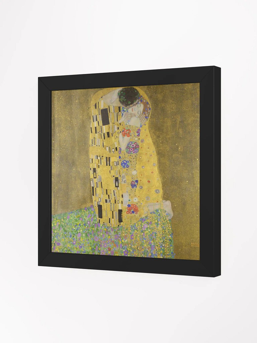 ''The Kiss'' by Gustav Klimt Square Framed Poster (Sizes Avail.) product image (3)