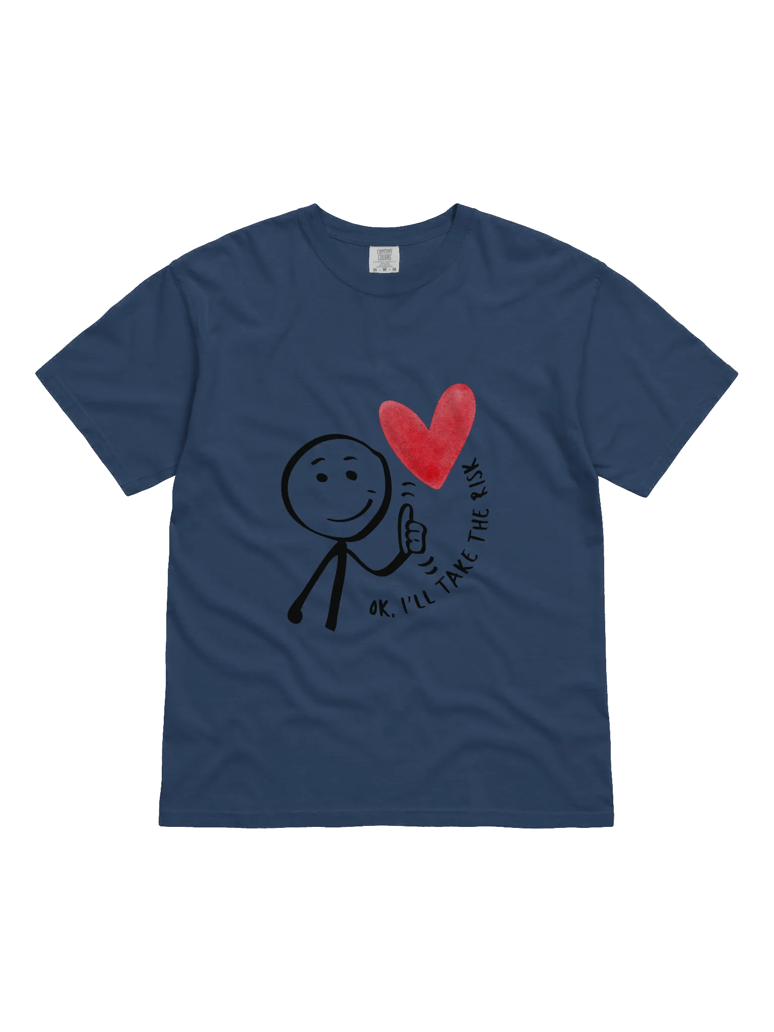Ok, I'll Take the Risk Heavyweight T-Shirt product image (1)