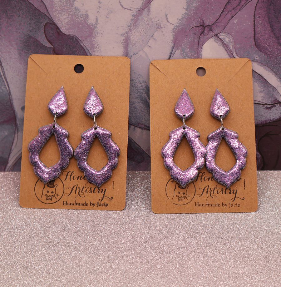 Glitter Window Earrings product image (1)